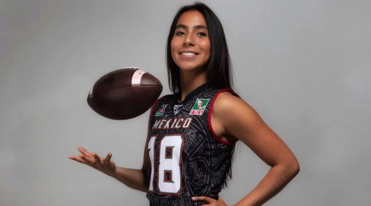 Orgullo mexicano: Diana Flores, primera jugadora de Flag football en el Salón de la Fama